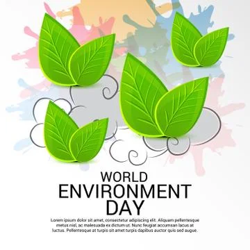 World Environment Day. Stock Illustration