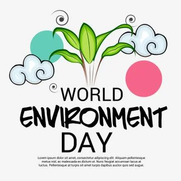 World Environment Day. Stock Illustration