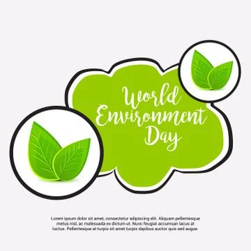 World Environment Day. Stock Illustration
