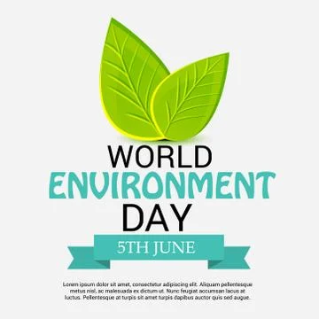 World Environment Day. Stock Illustration