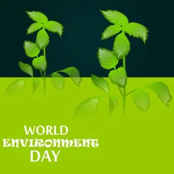 World Environment Day. Illustrazione stock