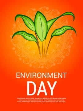 World Environment Day. Stock Illustration