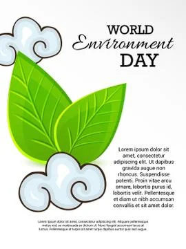 World Environment Day. Illustrazione stock