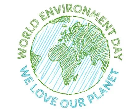 World environment day Stock Illustration