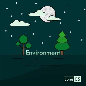 World Environment Day Stock Illustration