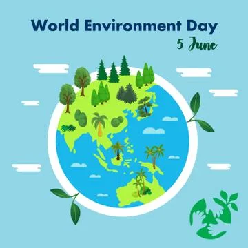 World Environment Day Stock Illustration