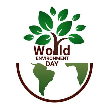 World Environment Day Illustration Ilustração Stock