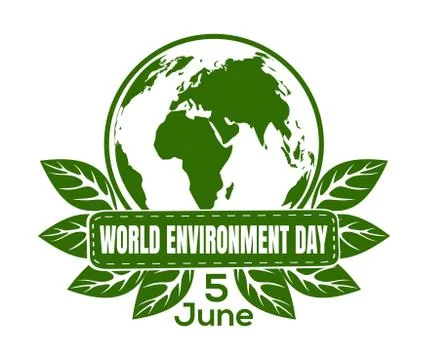 World Environment Day logo design Stock-Illustration