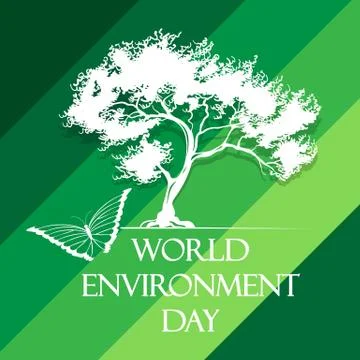 World Environment Day Poster Stock Illustration