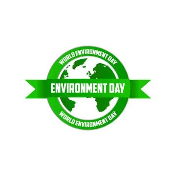 World Environment Day sign Vector illustration EPS10 Stock-Illustration