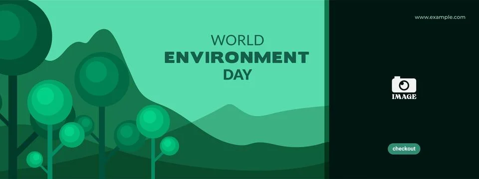 World environment day. Vector design for environmental sustainability educa.. Stock Illustration