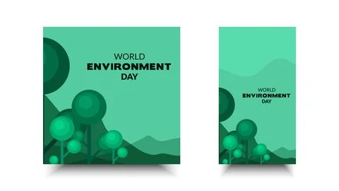 World environment day. Vector design for environmental sustainability educa.. Stock Illustration