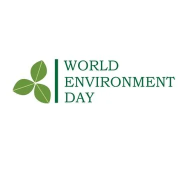 World environment day. World environment day concept. Green Eco Earth. World  Stock Illustration