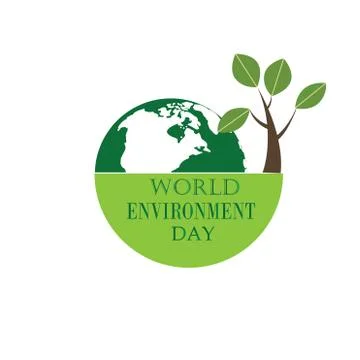 World environment day. World environment day concept. Green Eco Earth. World  イラスト素材