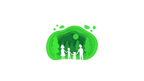 World Environmental Day Animation Background Stock Footage 194884560