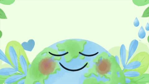World Environmental Day Animation Background Stock Footage 194884888