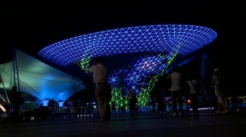 World Expo Shanghai 2010 Stock Footage