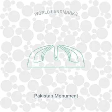 World Famous landmarks design with creative background vector イラスト素材