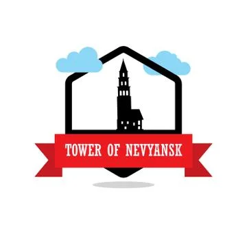 World Famous landmarks design with creative background vector Stock Illustration