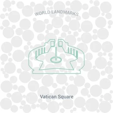 World Famous landmarks design with creative background vector 스톡 일러스트