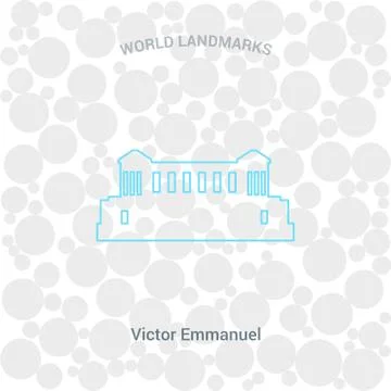 World Famous landmarks design with creative background vector Stock Illustration