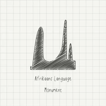 World Famous landmarks design with creative background vector Illustrazione stock