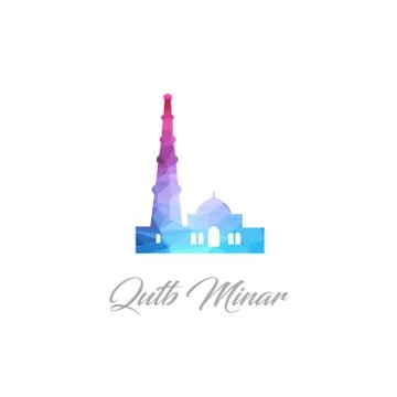 World Famous landmarks design with creative background vector 스톡 일러스트