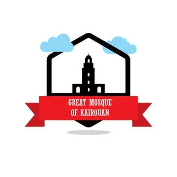 World Famous landmarks design with creative background vector Illustrazione stock