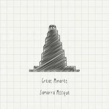 World Famous landmarks design with creative background vector 스톡 일러스트