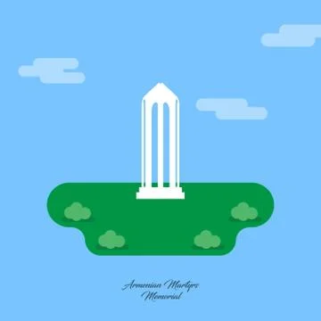 World Famous monuments and landmarks design with light blue background vector Stock Illustration
