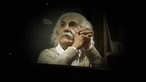 World-famous scientist, theoretical physicist, Nobel laureate Albert Einstein Stock Footage 228608869