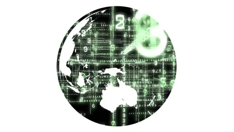 World filled with data. Stock Footage 171665924
