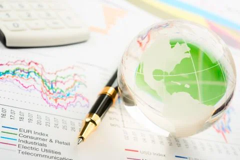 World finances Foto stock