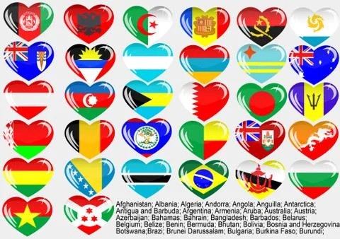World flag EPS10 Stock Illustration