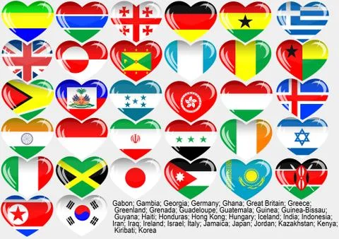 World flag EPS10 Stock Illustration