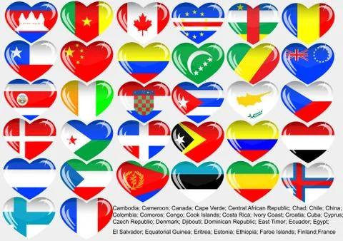 World flag EPS10 Stock Illustration