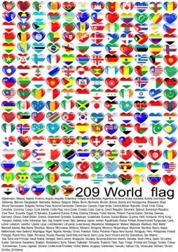 World flag Stock Illustration