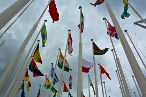 World flags Stock Photos