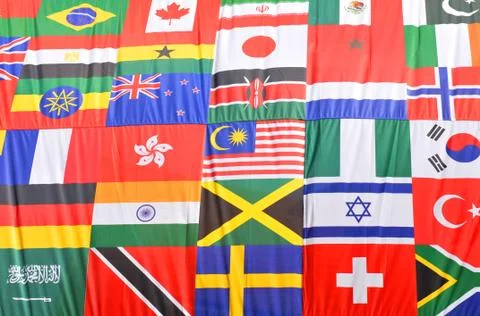 World flags Stock Photos
