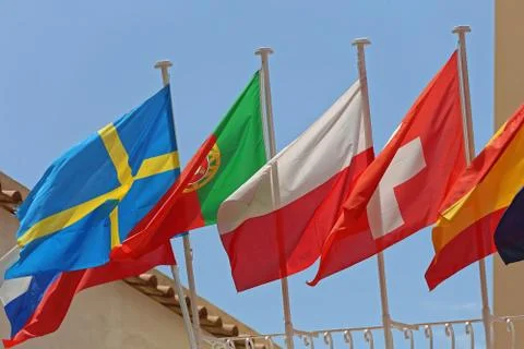 World Flags Foto stock