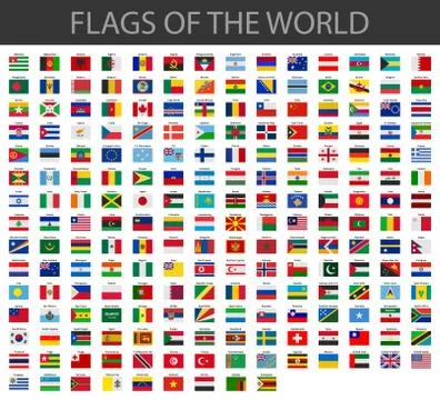 World flags vector イラスト素材