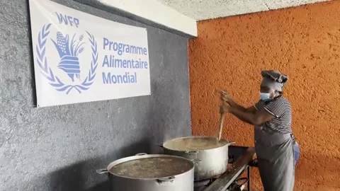 World Food Program in Haiti fights against hunger, Puerto Príncipe, HT - 07 Jun  Stock Footage 277080974