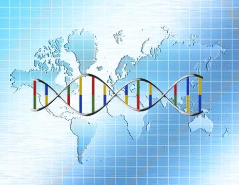 World Genetic Stock Illustration