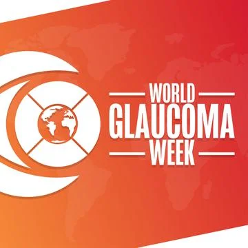 World Glaucoma Week. Holiday concept. Template for background, banner, card Stock Illustration