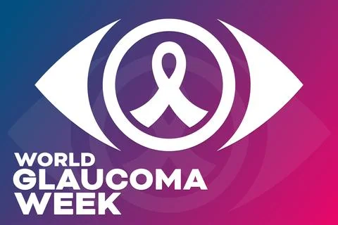 World Glaucoma Week. Vector illustration. Holiday poster. Stock-Illustration