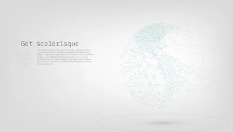 World Global Network Connection Concept Illustrazione stock