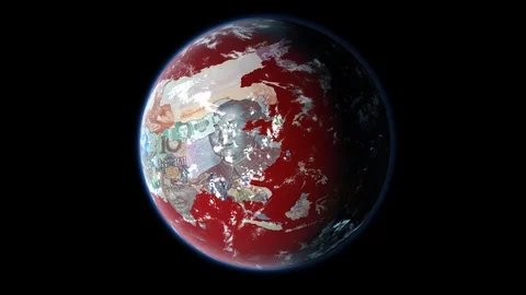 World Globe and Currency Stock Footage 88431454