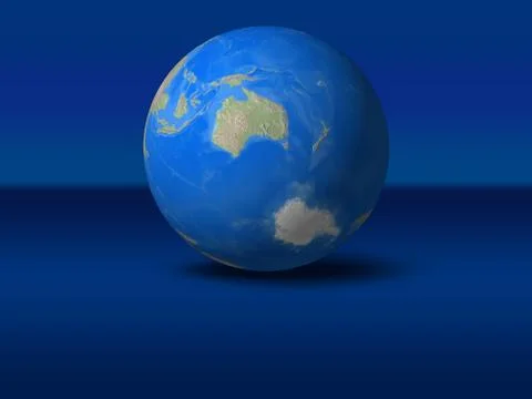 World globe australia Stock Illustration