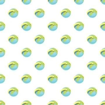 World globe with circular arrow pattern background Illustrazione stock