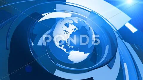 World Globe Graphic Technology Background Stock Illustration